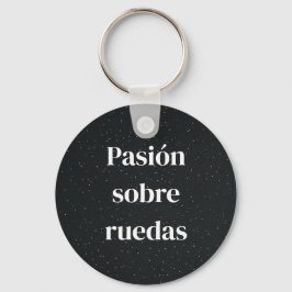 llavero vilianes con frase del mundo del motor  sleutelhanger