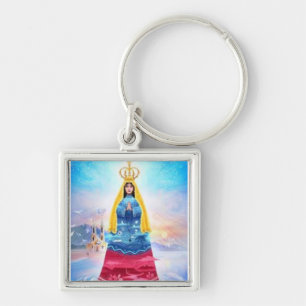 LLAVERO, VIRGEN DEL VALLE Y BANDERA VENEZOLANA SLEUTELHANGER