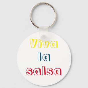 Llavero viva la salsa sleutelhanger