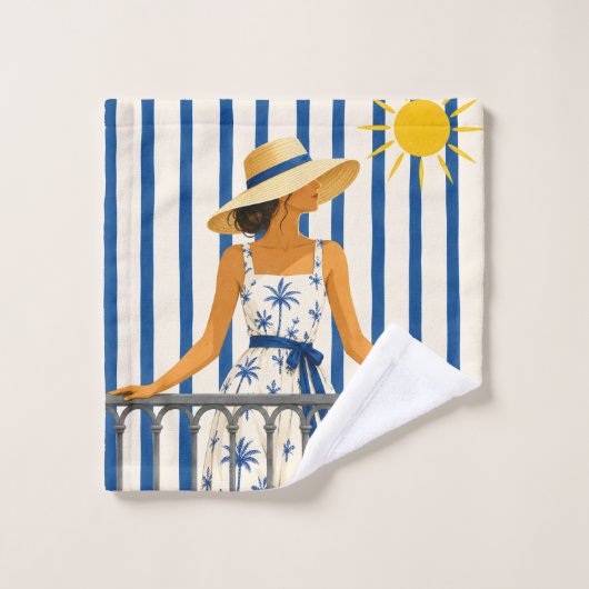 Llavero welcome summer washandje (Wasdoekje)