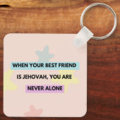 Llavero "when Jehovah is your best friend..." Sleutelhanger (Achterkant)