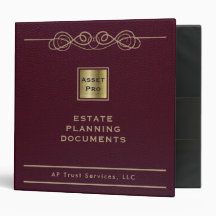 LLC: Gepersonaliseerde Bourgogne Lederen Monogram 