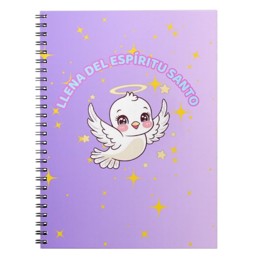 Llena del espíritu Santo  Notitieboek (Voorkant)