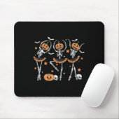Llet Pumpkin Skeleton Scary Halloween Mannen Vrouw Muismat (Met muis)