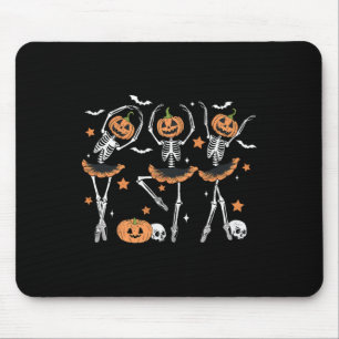 Llet Pumpkin Skeleton Scary Halloween Mannen Vrouw Muismat