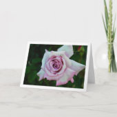 Llilac Roze Portret Kaart (Voorkant)