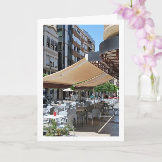 Lliria Plaza Portret, Valencia, Spanje, Spaans Kaart (Orchidee)
