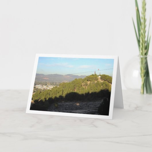 Lliria Town, Valencia, Spanje Kaart (Voorkant)