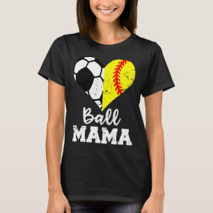 Lll Mama Grappige Voetbal Zachte Lll Mama T-shirt