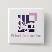 LLL Square-knop Vierkante Button 5,1 Cm (Voorkant)