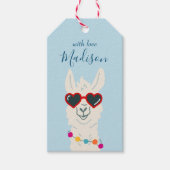 Lllama Alpaca Favor Cadeau Label Fiesta Party Cadeaulabel (Voorkant)