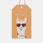 Lllama Alpaca Favor Cadeau Label Fiesta Party Cadeaulabel (Achterkant)