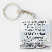 LLM Chatbot Nobelprijswinnaar Literatuur Sleutelhanger (Voorkant)