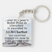 LLM Chatbot Nobelprijswinnaar Literatuur Sleutelhanger (Achterkant)