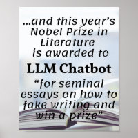 LLM Chatbot winnaar Nobelprijs voor Literatuur