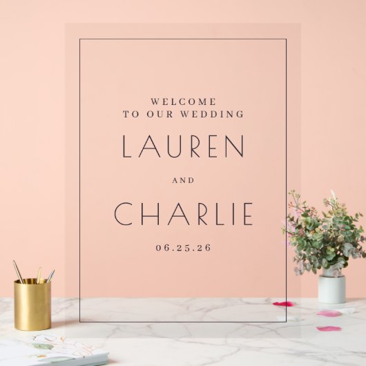 ___LLMGEN___ 22 ACRYL BORD (Huwelijk)