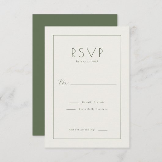 ___LLMGEN___ 36 RSVP KAARTJE (Voorkant / Achterkant)