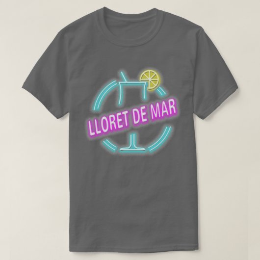 Lloret de Mar cocktail-design T-shirt (Design voorkant)
