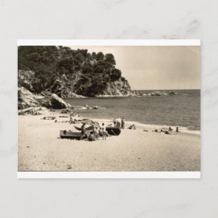 Lloret de Mar Vintage Costa Brava Strand Briefkaart