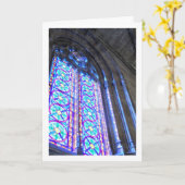 Llotja de la Seda glazen wand, Valencia, Spanje Kaart (Gele Bloem)