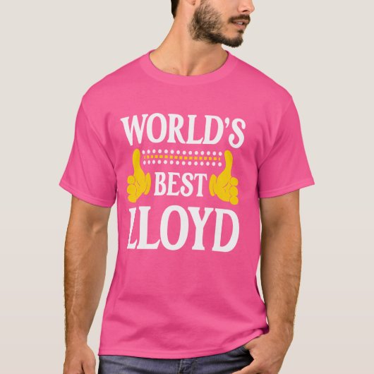 Lloyd Achternaam Funny Team Familie Achternaam Wor T-shirt (Voorkant)