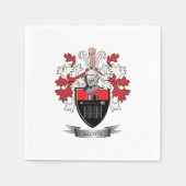 Lloyd Family Crest Coat of Arms Servetten (Voorkant)