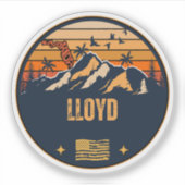 Lloyd, Florida Sticker (Voorkant)