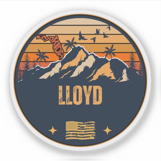 Lloyd, Florida Sticker (Voorkant)