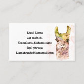 Lloyd llama Standard, 3,5 x 2,0-inch Visitekaartje (Voorkant)