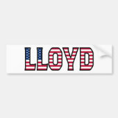 Lloyd Name Vorname USA Aufkleber Sticker Auto (Voorkant)