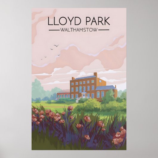 Lloyd Park Londen Reisposter Poster (Voorkant)