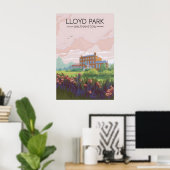 Lloyd Park Londen Reisposter Poster (Thuiskantoor)