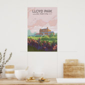 Lloyd Park Londen Reisposter Poster (Keuken)