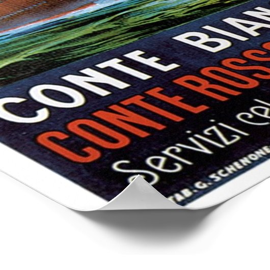 Lloyd Sabaudo Comte Biancamano Poster (Hoek)