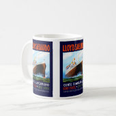 Lloyd Sabaudo ~ Conte Biancamano Koffiemok (Voorkant links)