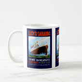 Lloyd Sabaudo ~ Conte Biancamano Koffiemok (Links)