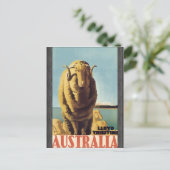 Lloyd Triesting Australia,  Briefkaart (Staand voorkant)