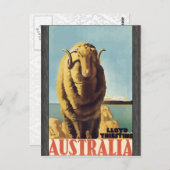 Lloyd Triesting Australia,  Briefkaart (Voorkant / Achterkant)