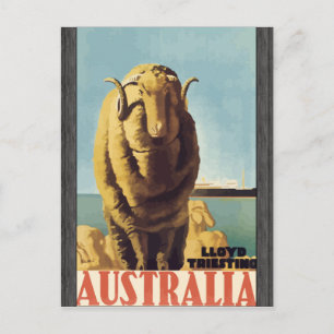 Lloyd Triesting Australia,  Briefkaart