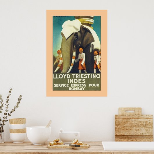 Lloyd Triestino Indes Poster (Keuken)