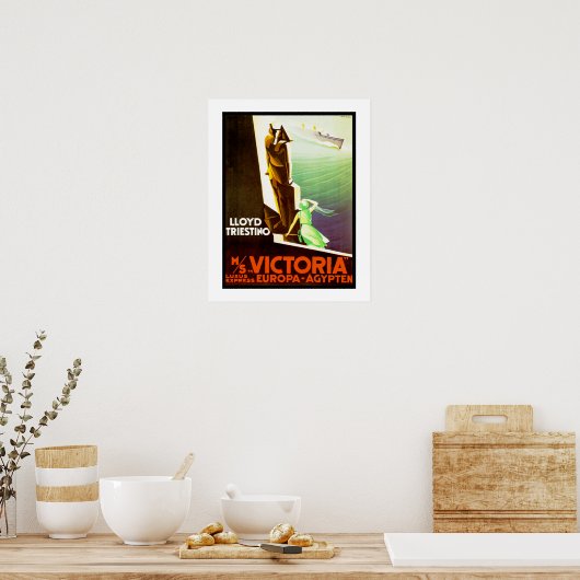 Lloyd Triestino mevrouw Victoria Poster (Keuken)