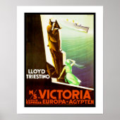 Lloyd Triestino mevrouw Victoria Poster (Voorkant)