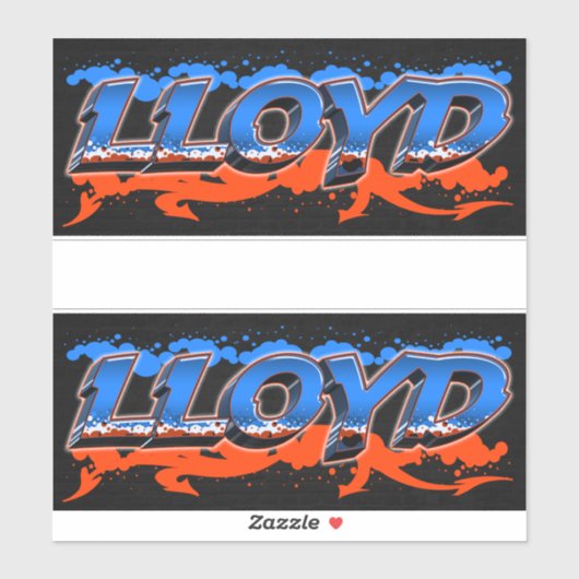 Lloyd Vorname Name Graffiti Aufkleber Sticker (Vel)