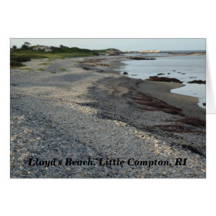 Lloyd's Beach, Little Compton, Rhode Island Kaart