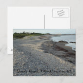 Lloyd's Beach, Little Compton, RI Briefkaart (Voorkant / Achterkant)