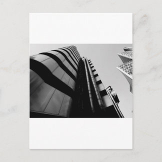 lloyds bouwt zwart - wit briefkaart