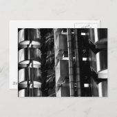 Lloyd's Building London Abstract Briefkaart (Voorkant / Achterkant)