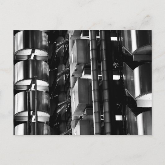 Lloyd's Building London Abstract Briefkaart (Voorkant)