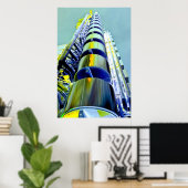 Lloyd's Building London Art Poster (Thuiskantoor)
