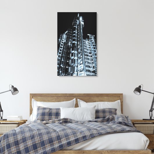 Lloyd's Building London Canvas Afdruk (Insitu (Slaapkamer))